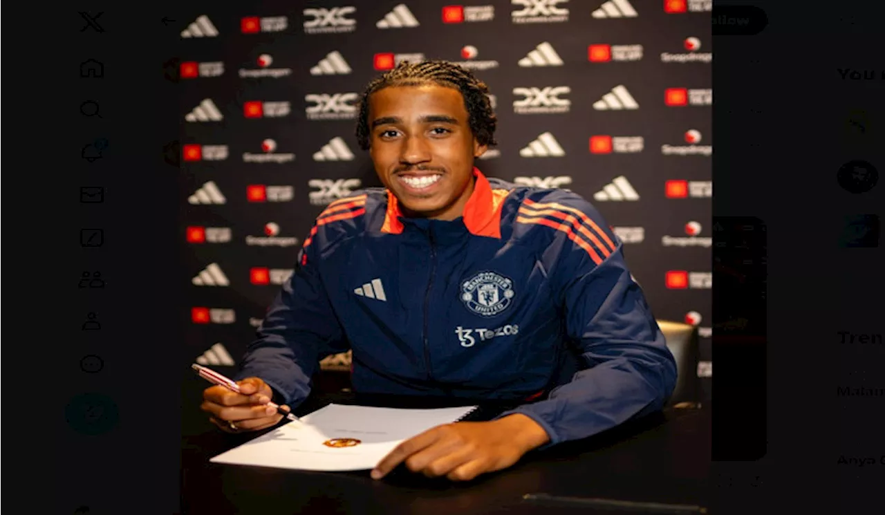 Leny Yoro Resmi Bergabung dengan Manchester United