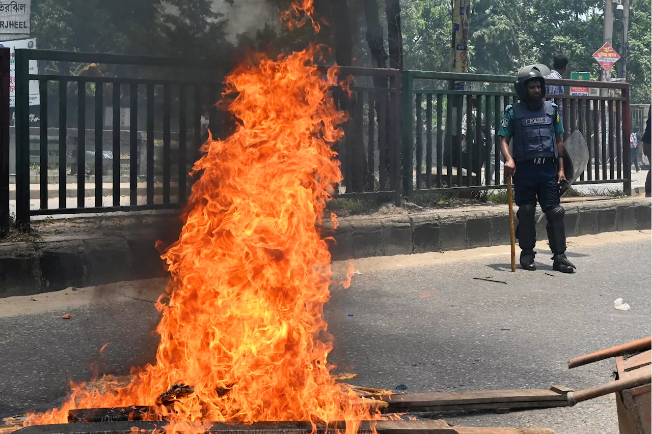 Bangladeshi state TV headquarters set ablaze, 'many' trapped inside