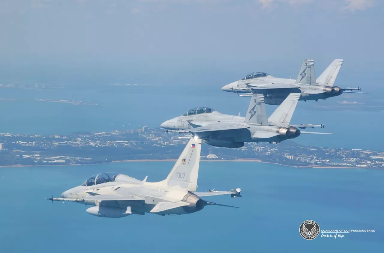 Philippine fighter jets participate in air combat exercises