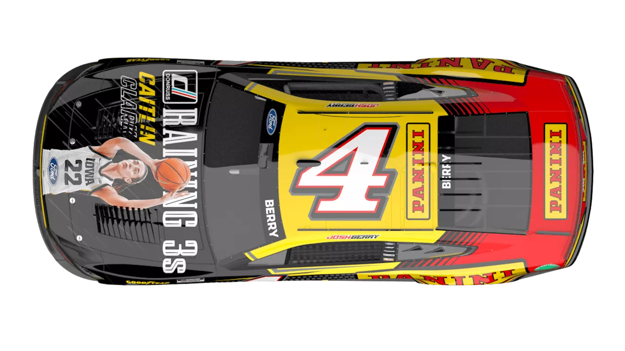 NASCAR rookie Josh Berry debuts Caitlin Clark-themed car for iconic Brickyard 400