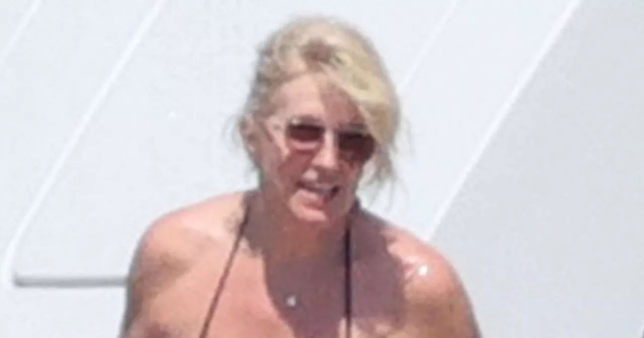 Rod Stewart's wife Penny Lancaster, 53, looks incredible during epic yacht break