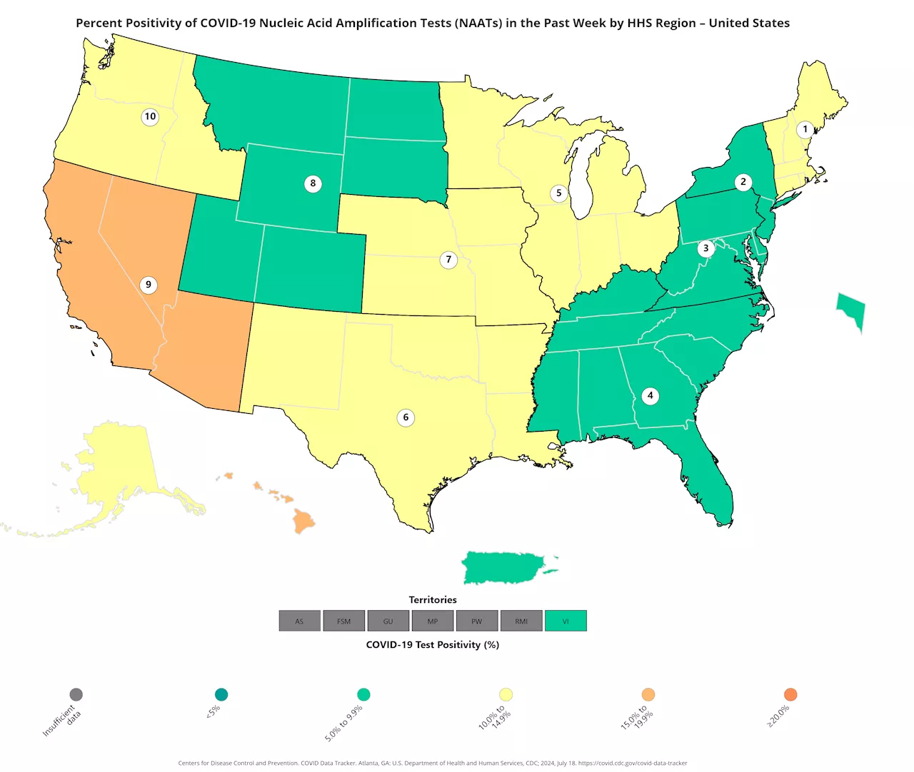 COVID Map Shows Cases Amid Rise Across US