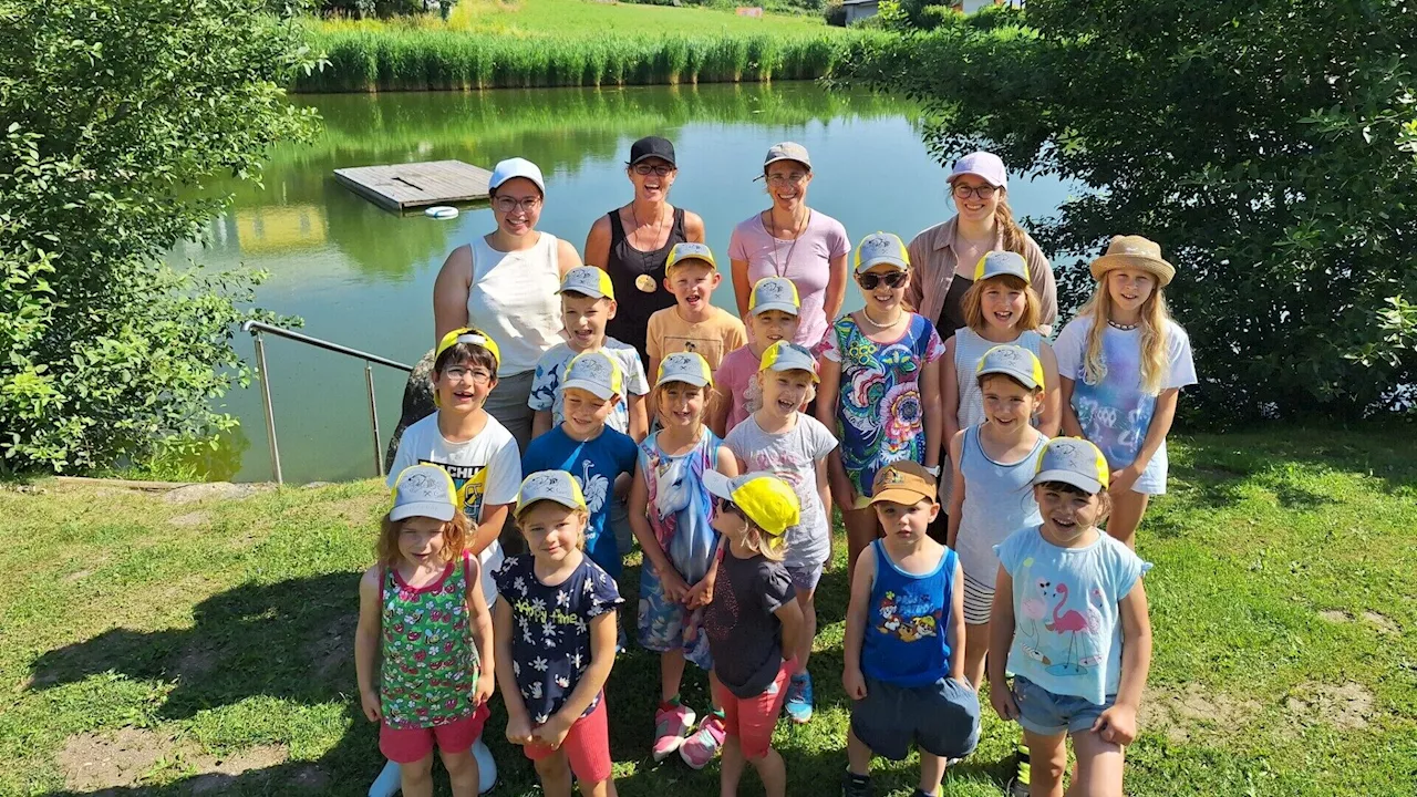 Wasserratten waren in Bad Traunstein unterwegs