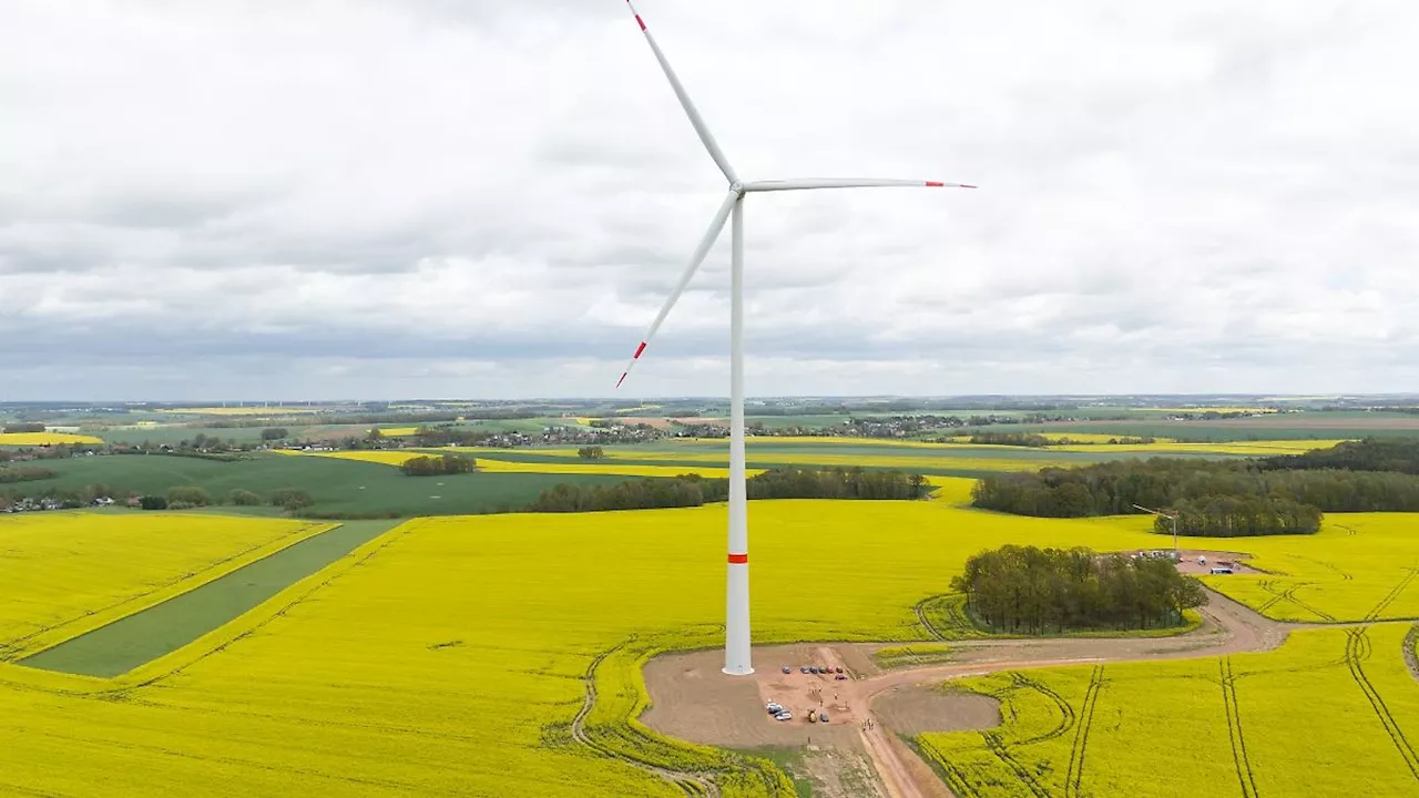 Sachsen: 2024 bisher nur ein neues Windrad in Sachsen