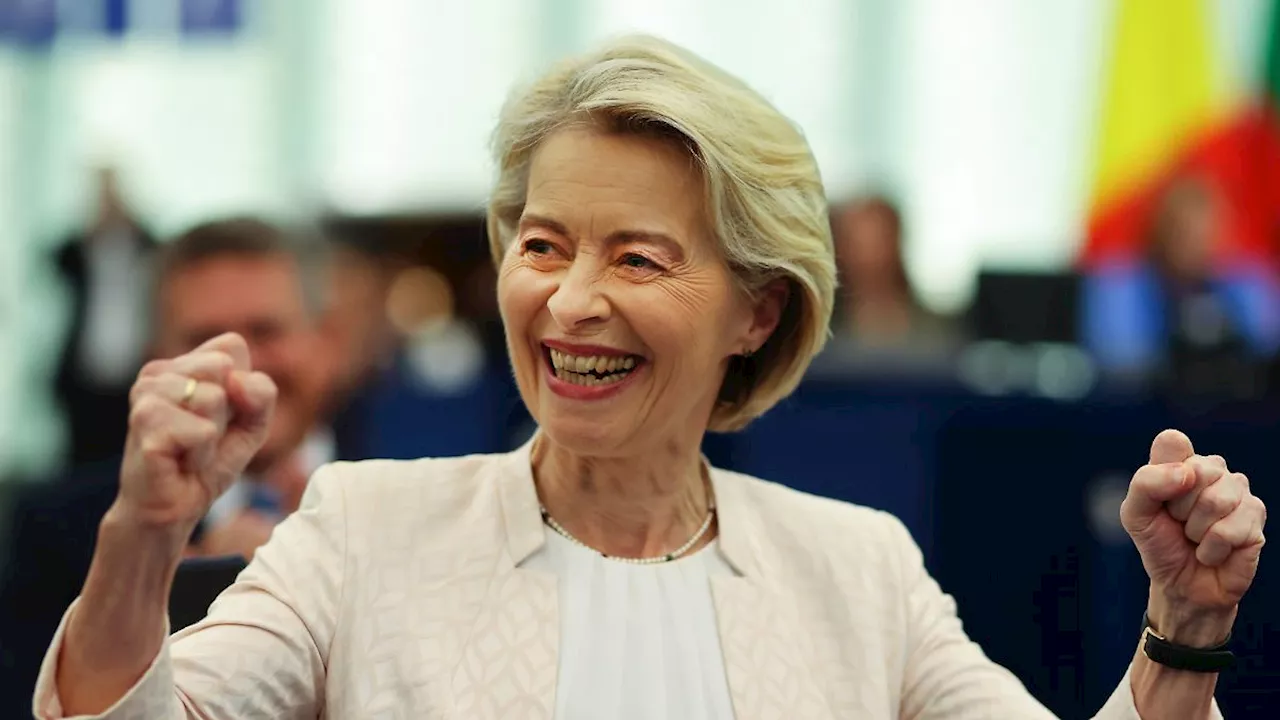 Wiederwahl zur EU-Kommissionspräsidentin: Ursula von der Leyen gelingt die ganz weite Umarmung