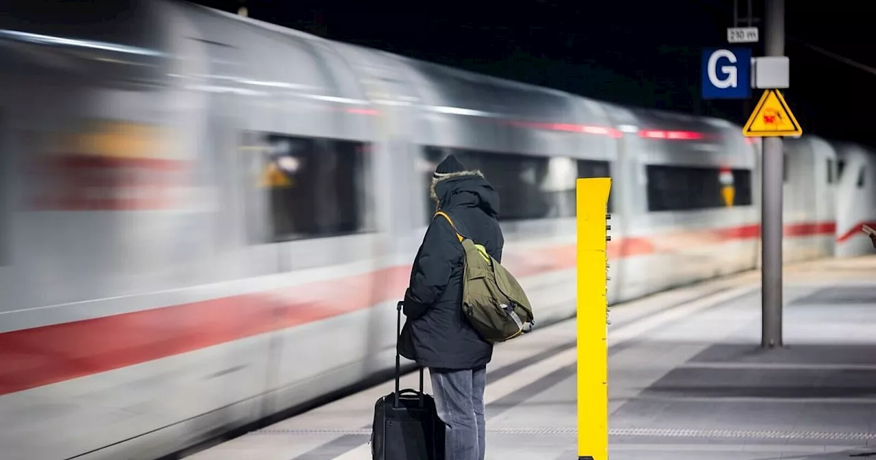 Streiks und Wetter lassen Pünktlichkeit der Bahn einbrechen