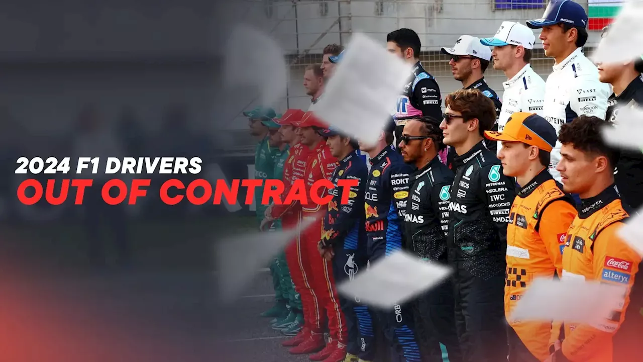 Revealed: The seven drivers out of contract at the end of the F1 2024 season