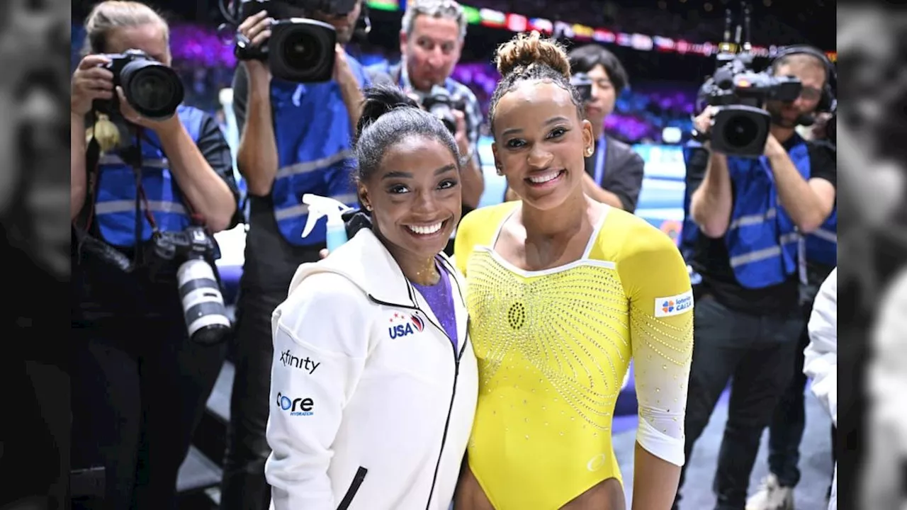 Olímpiada: Simone Biles diz que Rebeca Andrade 'É a que mais assusta'