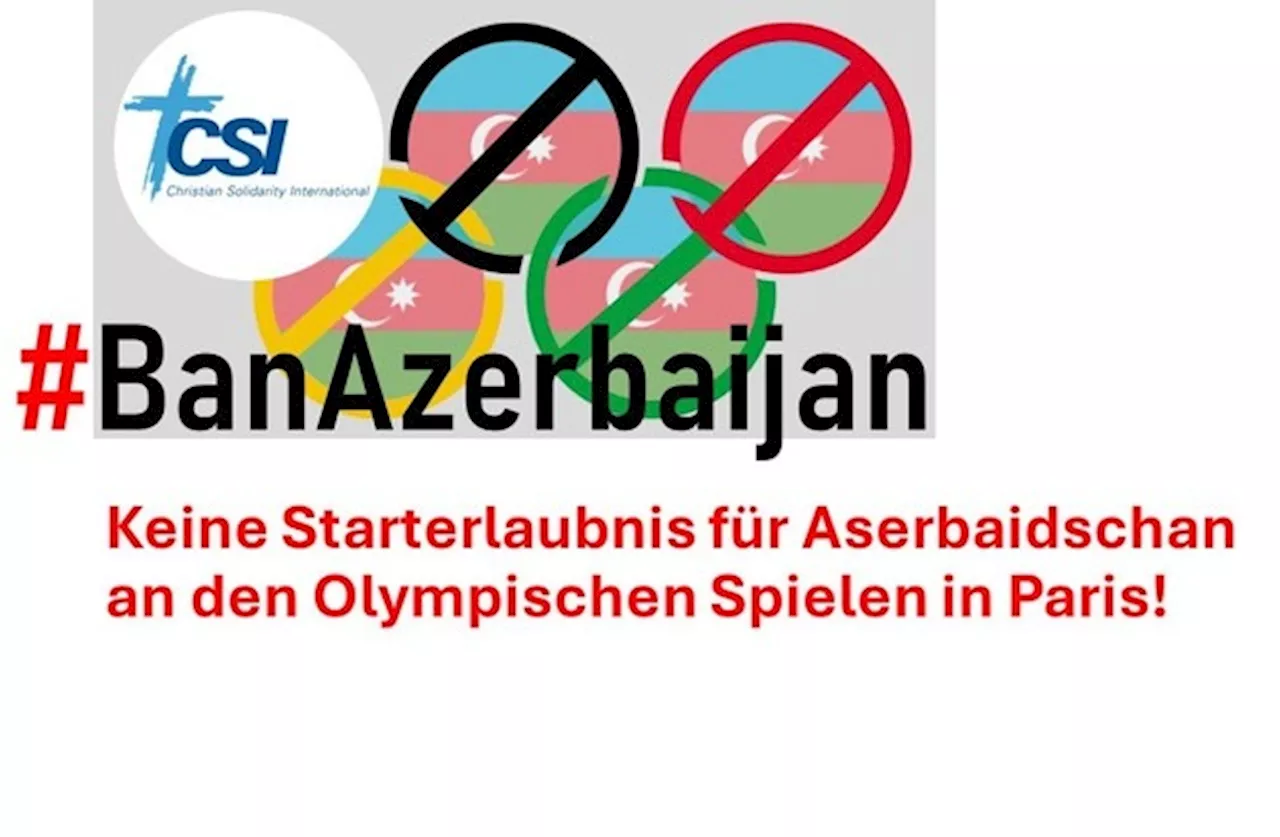 Ausschluss von Olympia: CSI erneuert den Aufruf #BanAzerbaijan