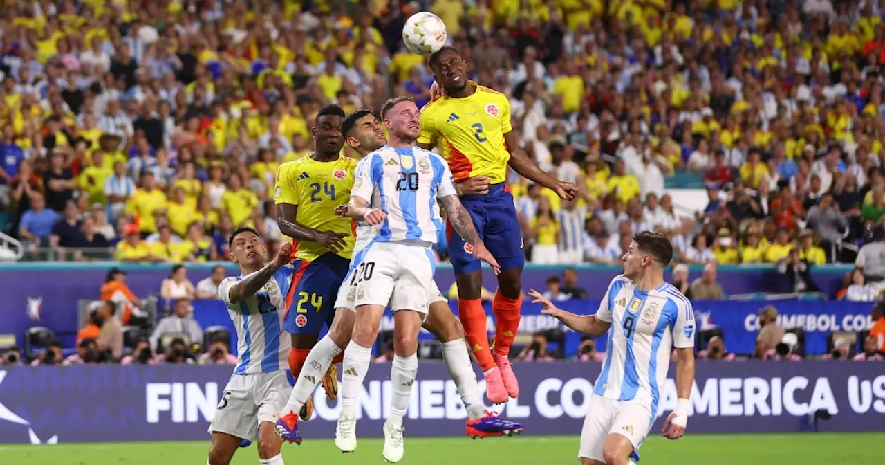 “Cabeza arriba”, jugador de Argentina felicitó públicamente a Colombia por su Copa América