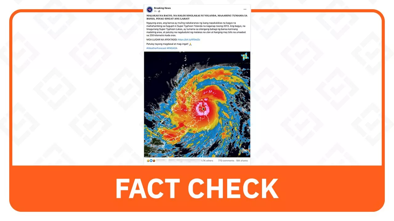 FACT CHECK: No super typhoon in PH until July 18