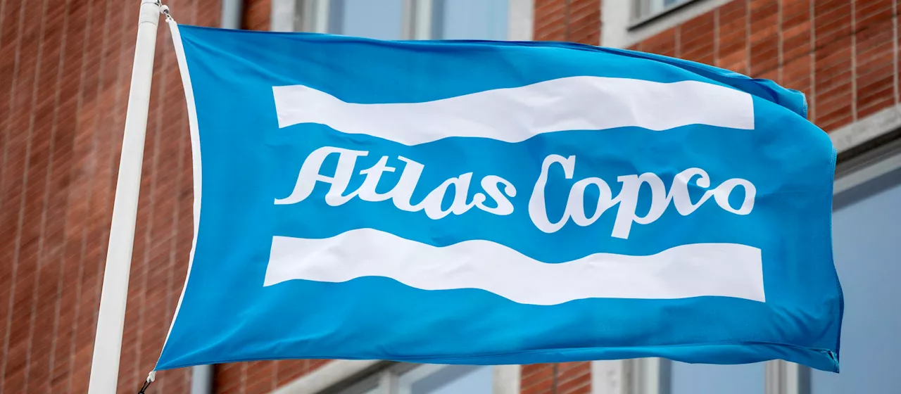 Atlas Copcos omsättning och resultat något under förväntan