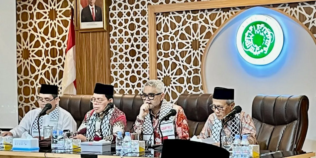 MUI Bersama Ormas-Ormas Islam Desak Indonesia Lakukan Total Diplomacy untuk Palestina