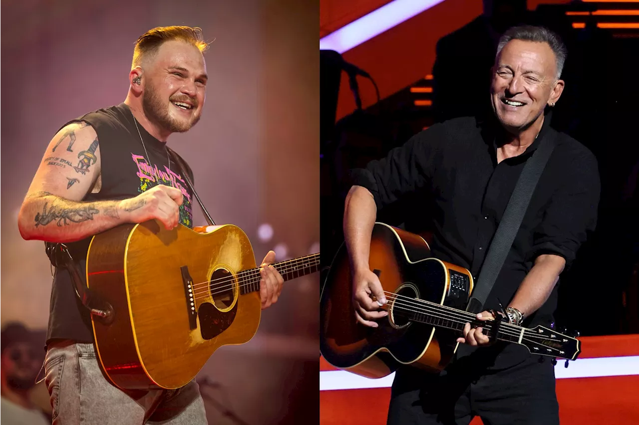 Zach Bryan Helps Bruce Springsteen Make His First Ever Appearance on the Country Charts