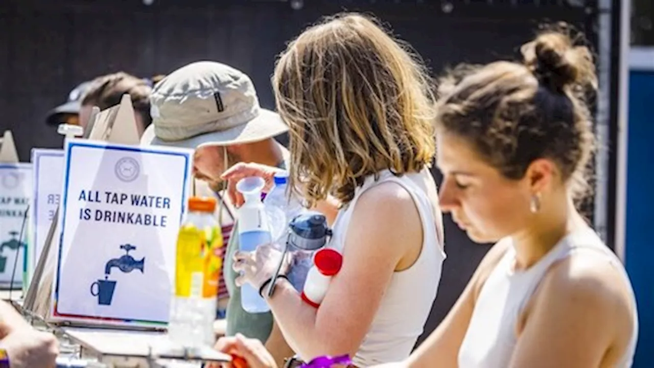 Extra waterpunten en schaduw op festivals door hele land