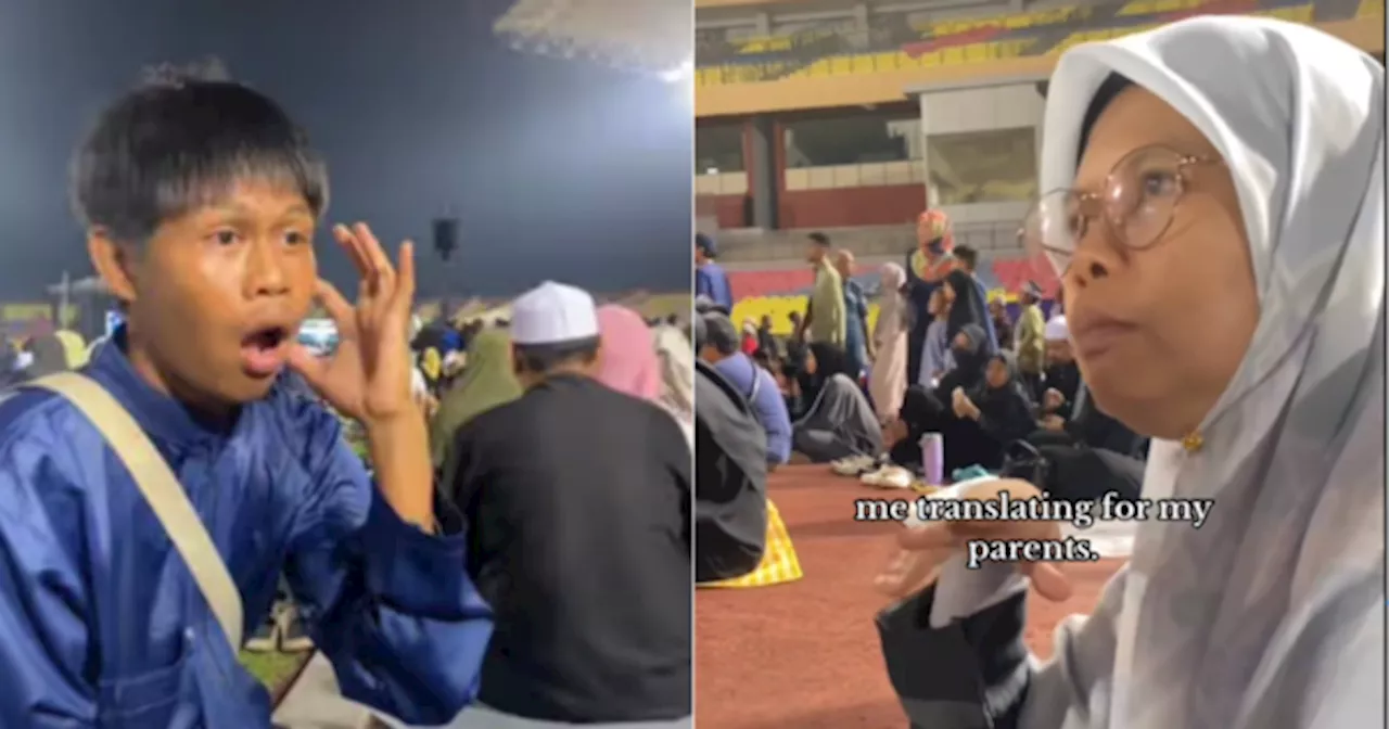 Anak Lelaki Terjemah Ceramah Agama Guna 'Sign Language' Dekat Ibu Ayah Buat Ramai Terharu