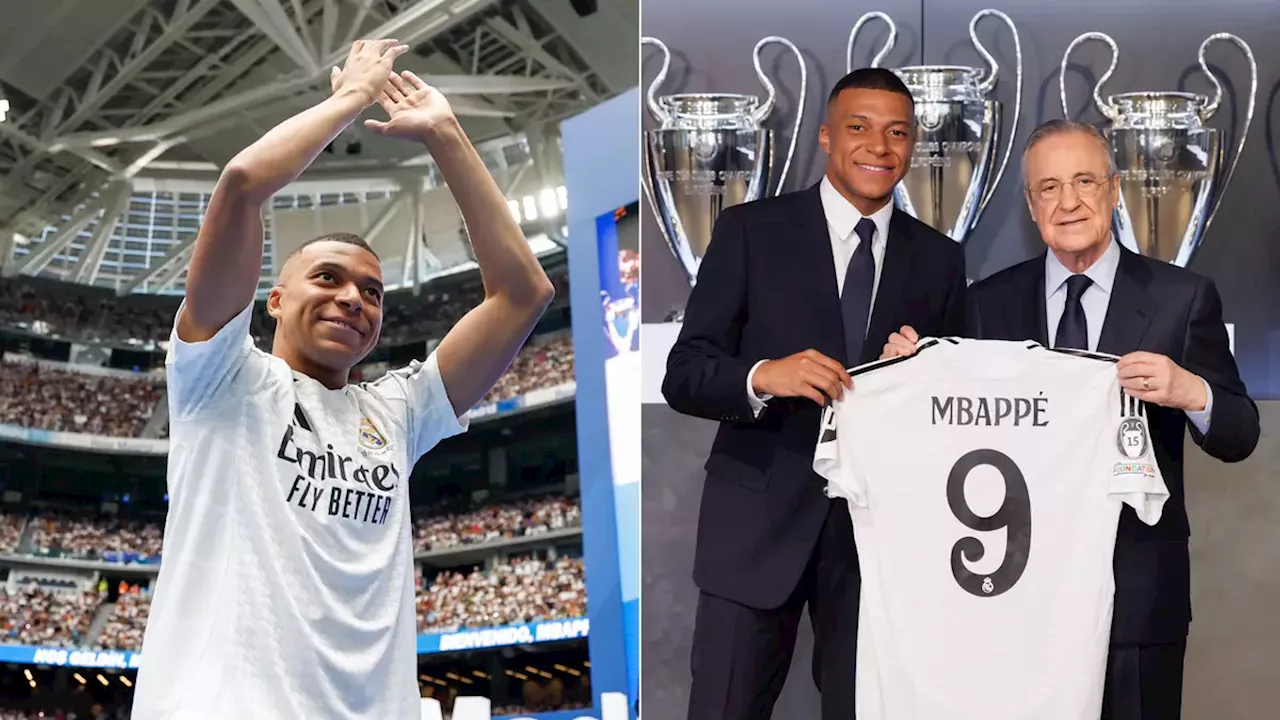 Kylian Mbappe made history at his presentation that only one other Real Madrid player has ever managed