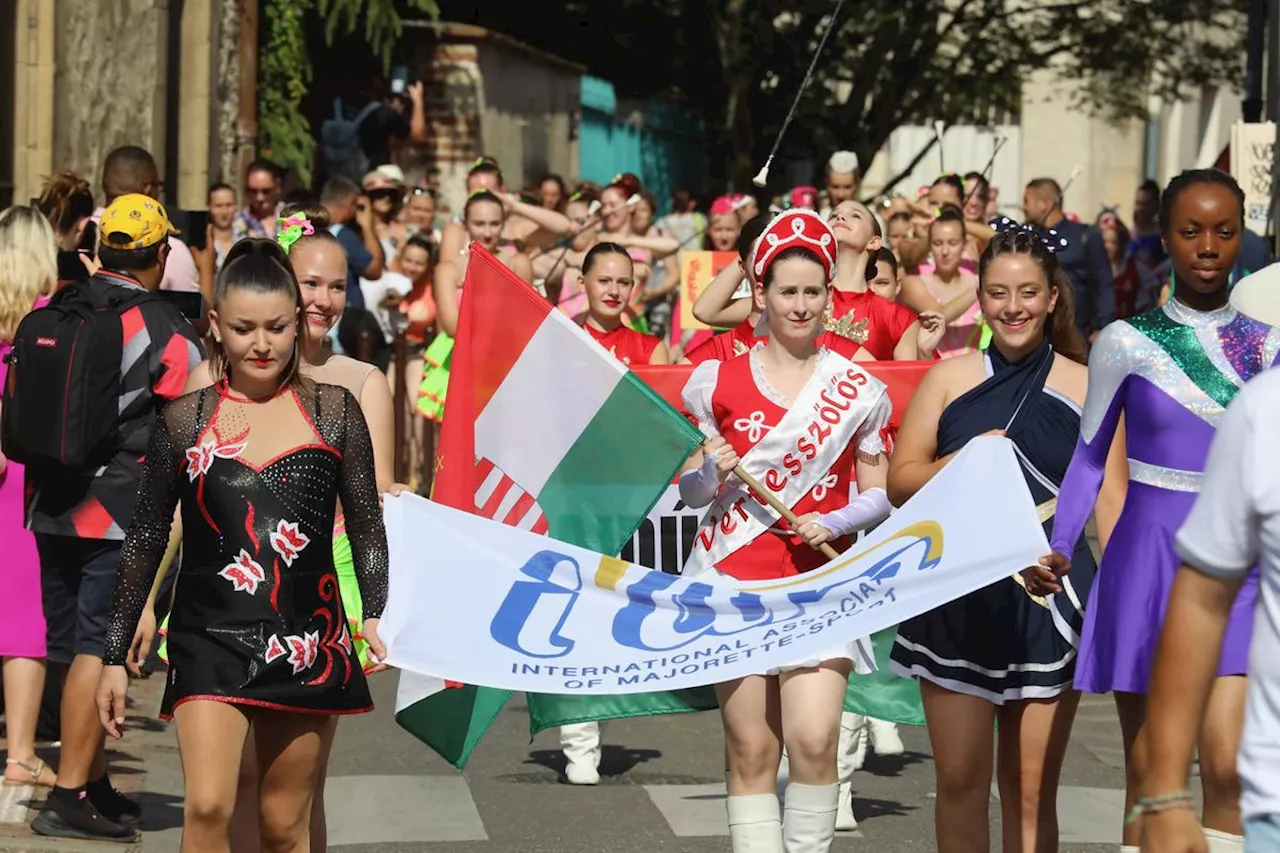 320 majorettes étaient présentes à Agen pour l’ouverture du Championnat du monde