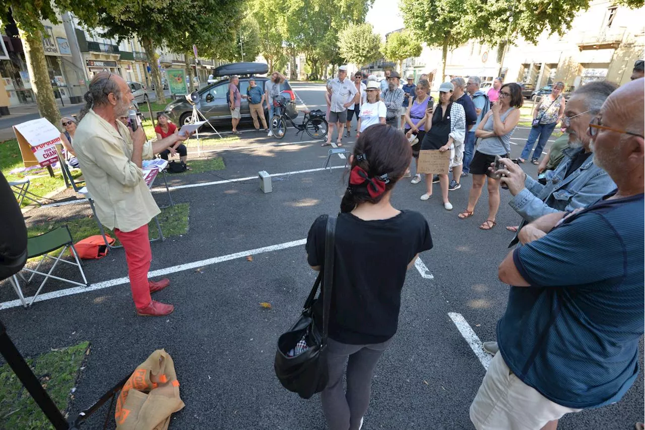 Une cinquantaine de manifestants de la gauche, à Bergerac, pour le respect du résultat des élections législatives