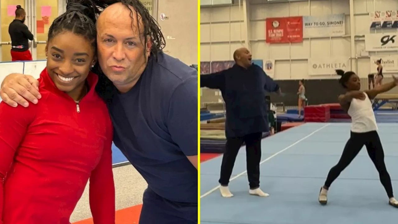 Meet the flamboyant French dance teacher masterminding Simone Biles’ Taylor Swift and Beyonce-inspired O...