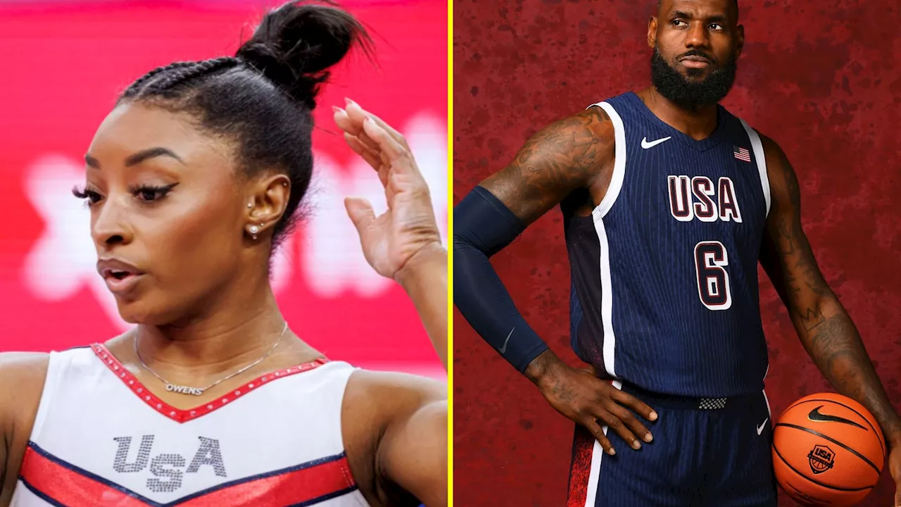 Sorry LeBron James and Steph Curry, but the real Olympics star in Paris will be Simone Biles as NBA stars...