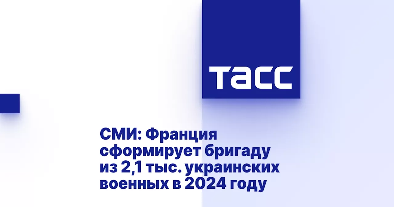 СМИ: Франция сформирует бригаду из 2,1 тыс. украинских военных в 2024 году