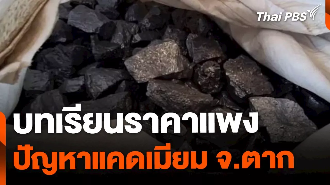 บทเรียนราคาแพง ปัญหาแคดเมียม จ.ตาก | Thai PBS รายการไทยพีบีเอส