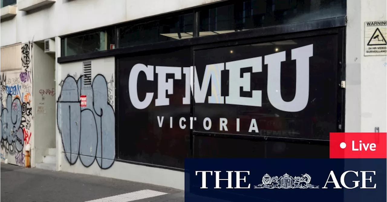 Australia news LIVE: CFMEU fallout continues; Energy ministers to discuss cost of living, supply