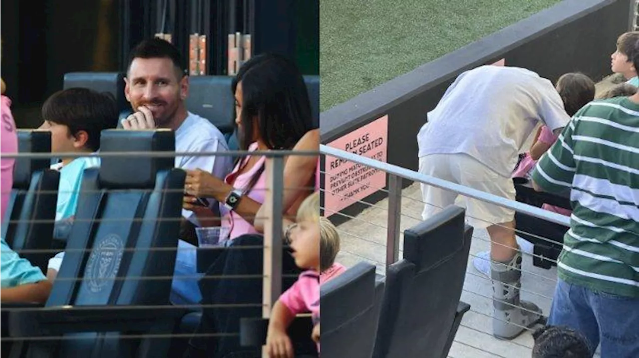  Lionel Messi Pakai Bot Khusus kala Nonton Inter Miami Gasak Toronto 3-1