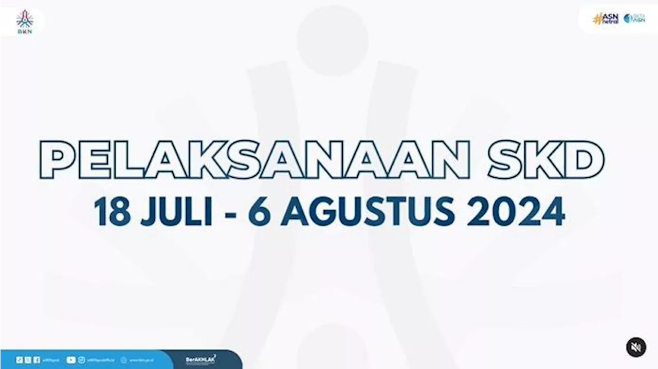 SKD Sekolah Kedinasan 2024 Dimulai Hari Ini, Simak Larangan di Lokasi Ujian