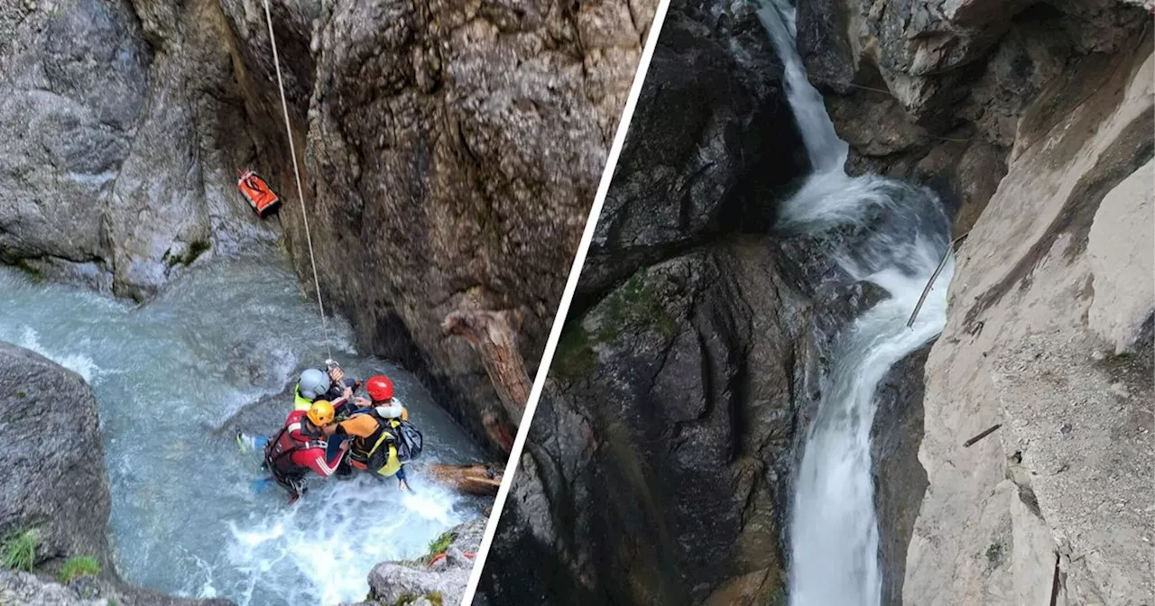 Im Lechtal vermisster Canyoning-Teilnehmer tot aufgefunden: Im Sulzlbach ertrunken