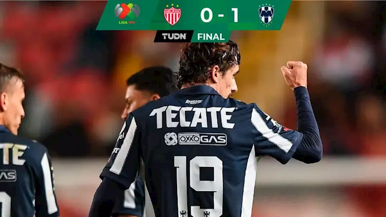 Rayados de Monterrey se reencuentra con el triunfo frente a Necaxa