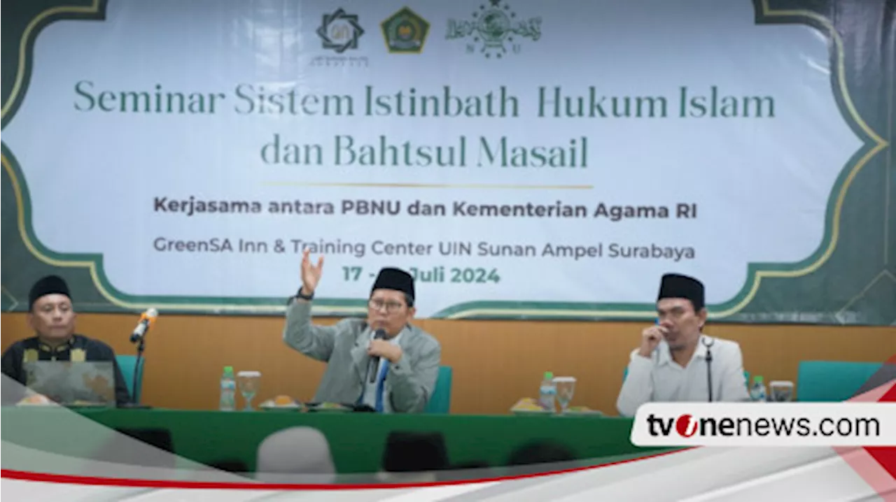 Gelar Seminar Istinbath Hukum Islam di 12 Kampus, PBNU: Acara ini Berakhir Awal Oktober 2024