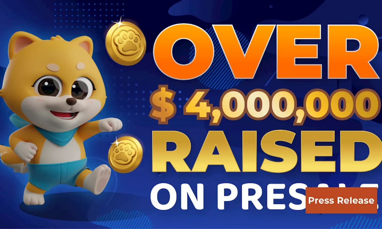 Pawfury (PAW) Achieves $4.3 Million in Presale Funding