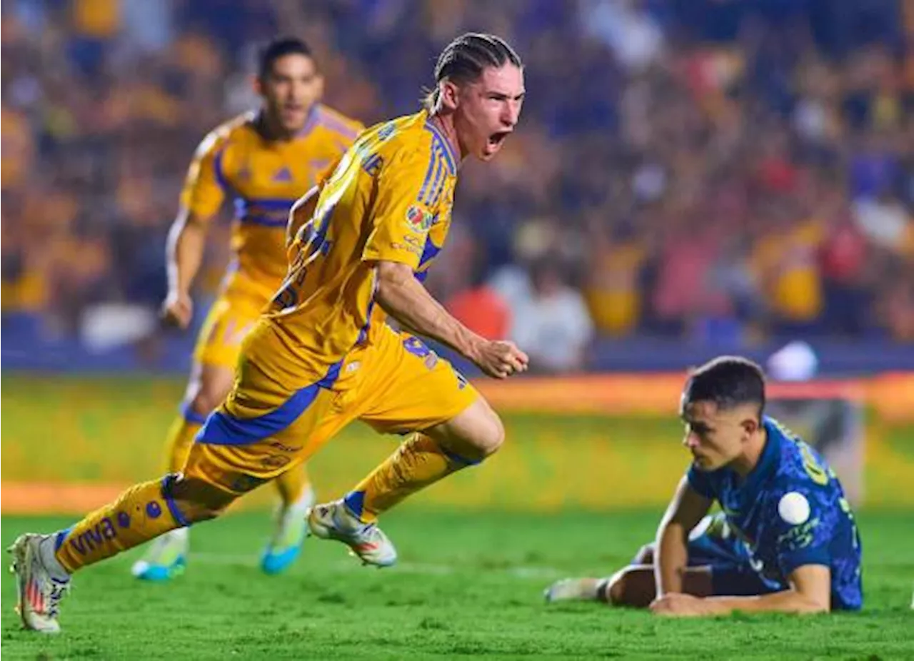 Tigres rompe hegemonía del América con gol de Marcelo Flores