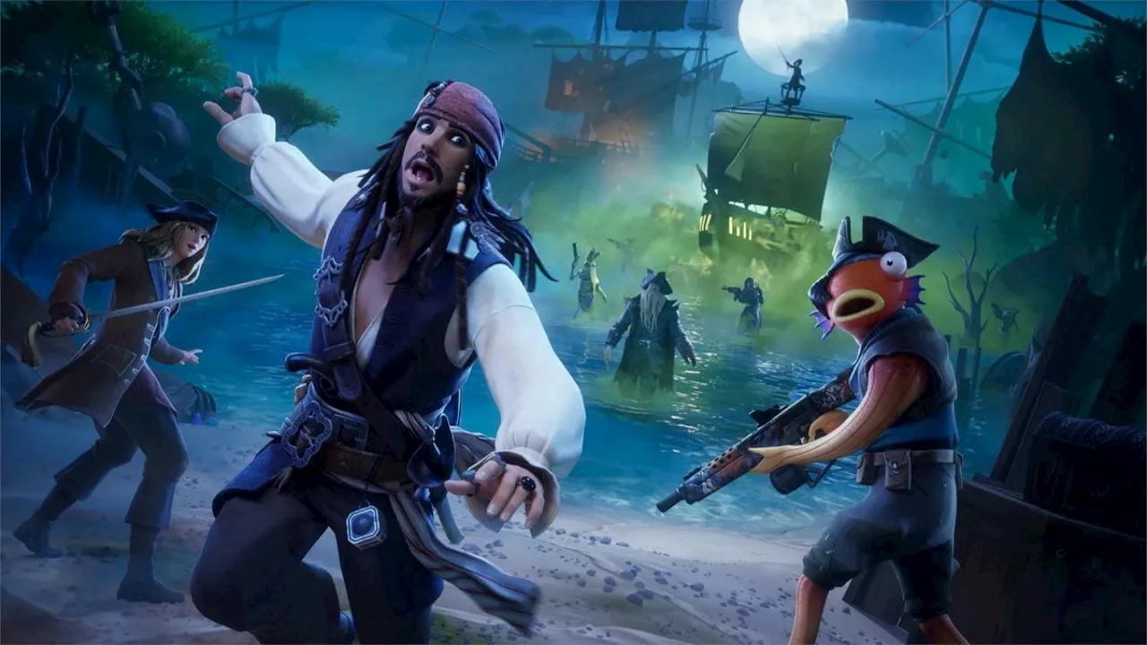 Fortnite x Pirates of the Caribbean release time and countdown