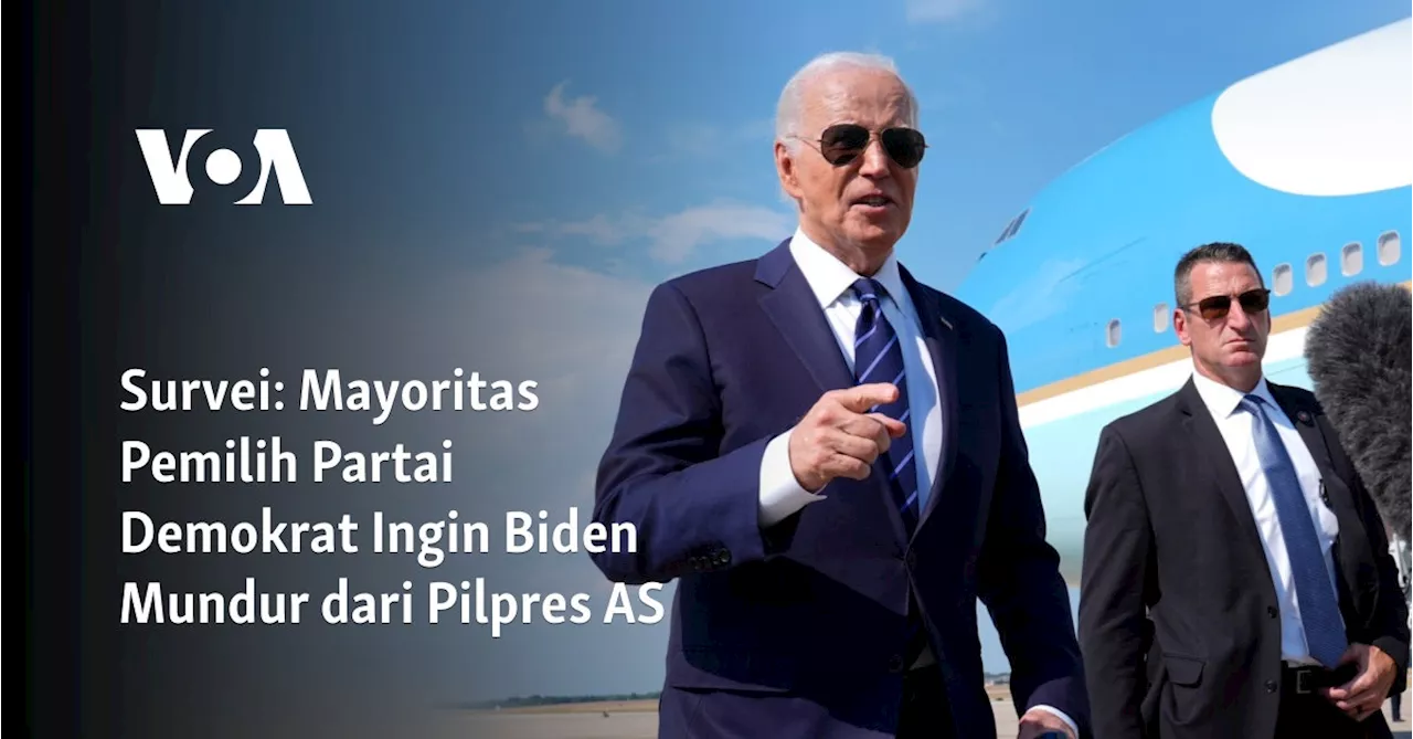 Survei: Mayoritas Pemilih Partai Demokrat Ingin Biden Mundur dari Pilpres AS