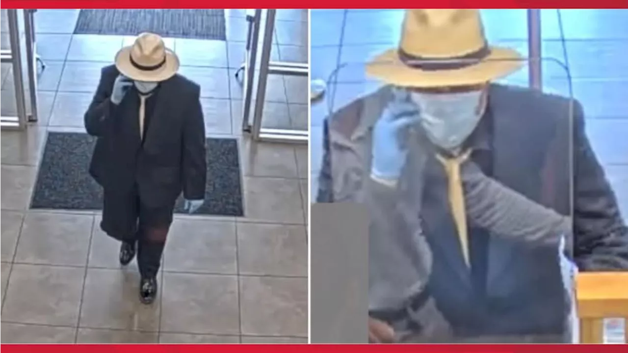 North Texas police hunt for 'well-dressed' serial bank robbery dubbed 'Derby Desperado'