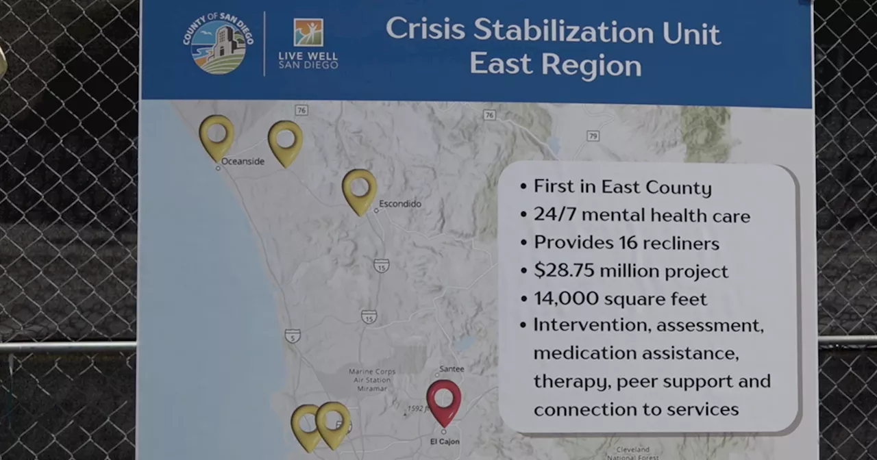 County breaks ground on East County mental health unit