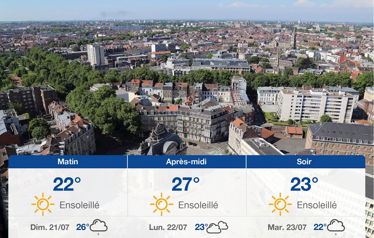 Météo Lille: prévisions du samedi 20 juillet 2024