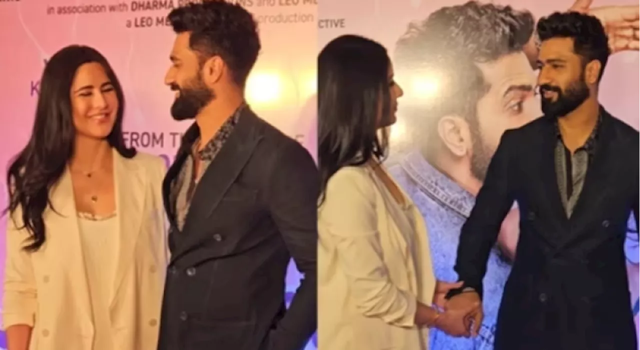 Fans can’t get enough of Katrina Kaif and Vicky Kaushal at Bad Newz’s screening