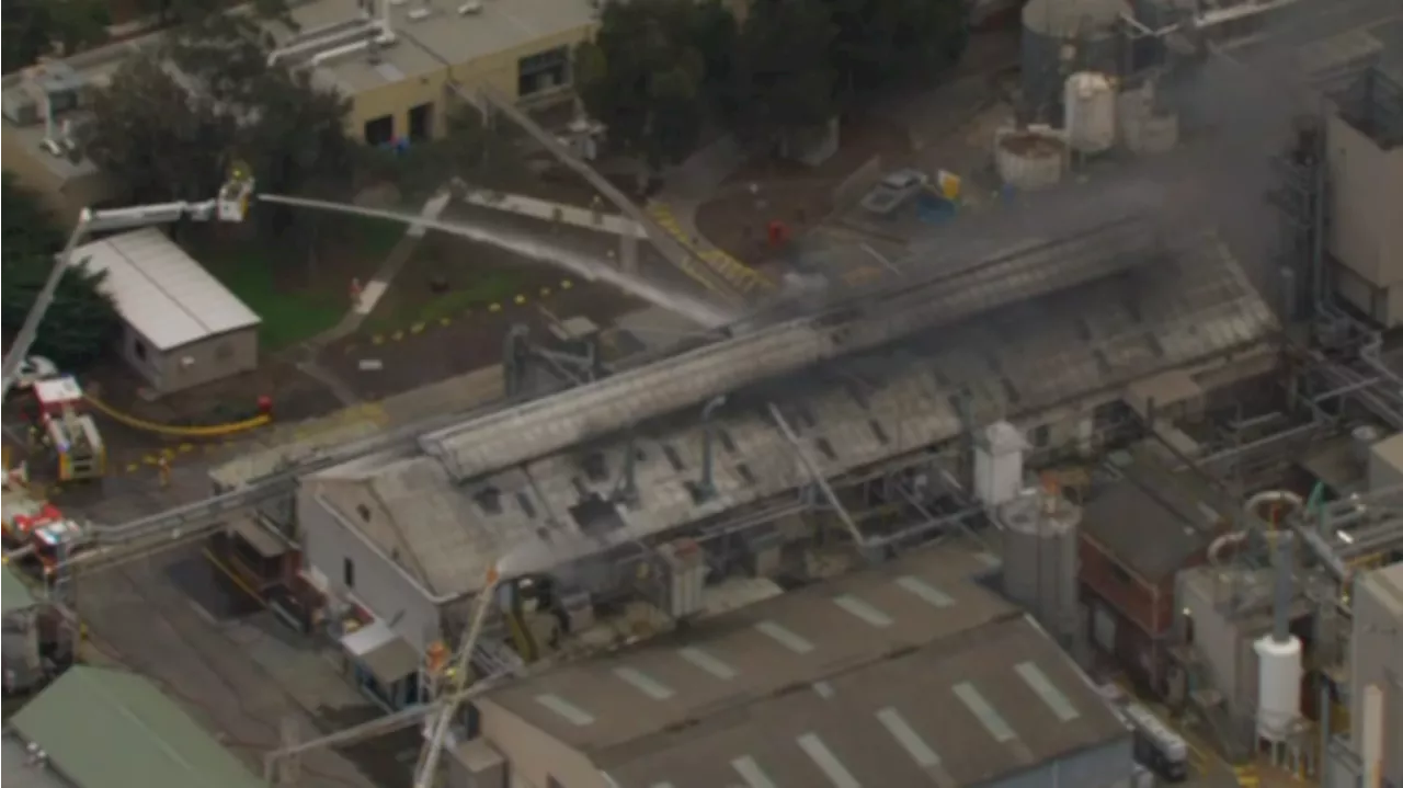 Huge fire engulfs chemical factory in Deer Park, Melbourne’s west on Saturday