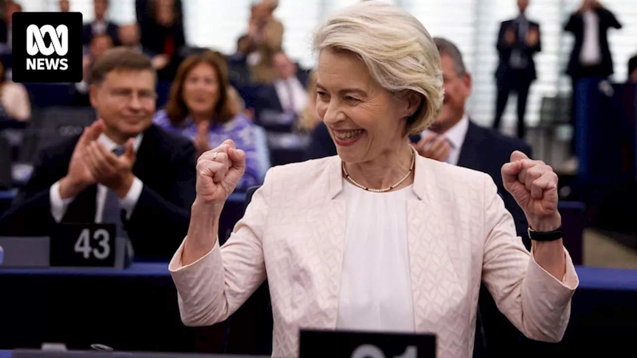 Ursula von der Leyen re-elected as European Commission president for second term