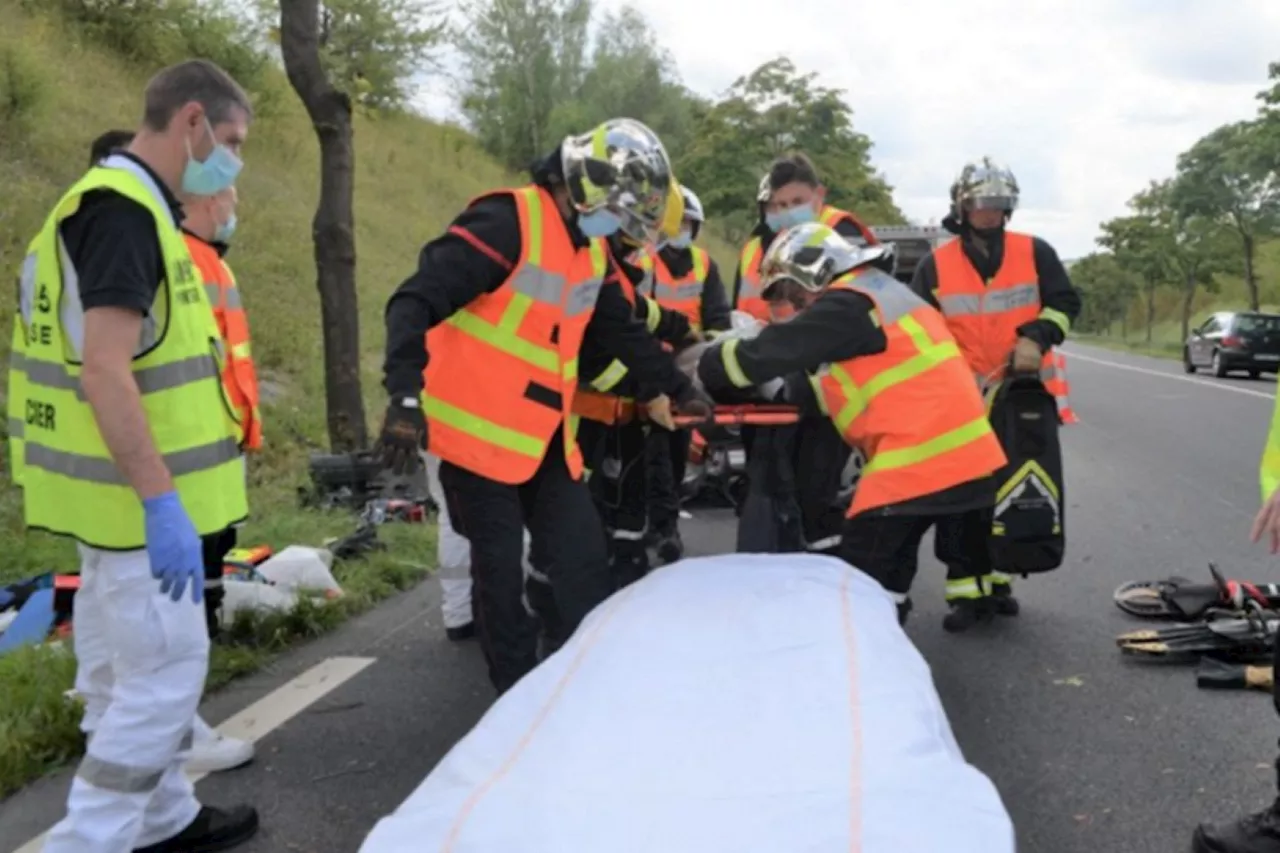 Val-d'Oise : un motard décède dans un accident sur la D14 | La Gazette du Val d'Oise