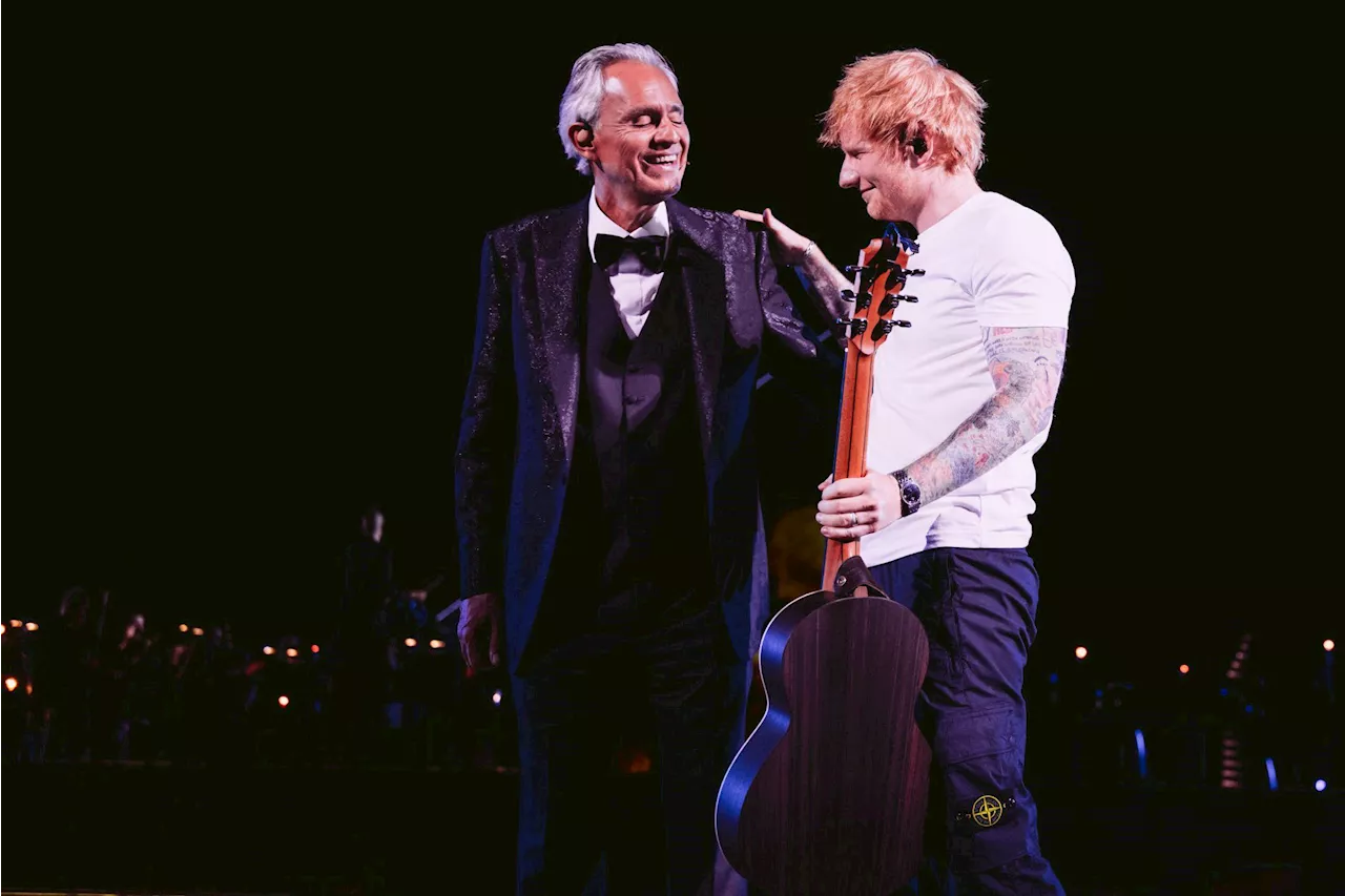 Da Will Smith a Ed Sheeran, parata di star per la festa di Andrea Bocelli