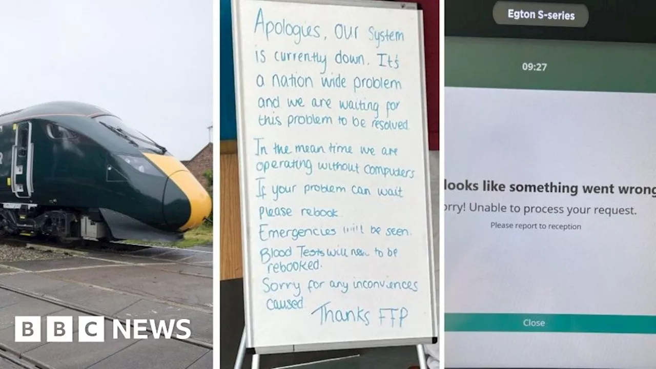 West Country trains, GPs and shops disrupted amid IT outage