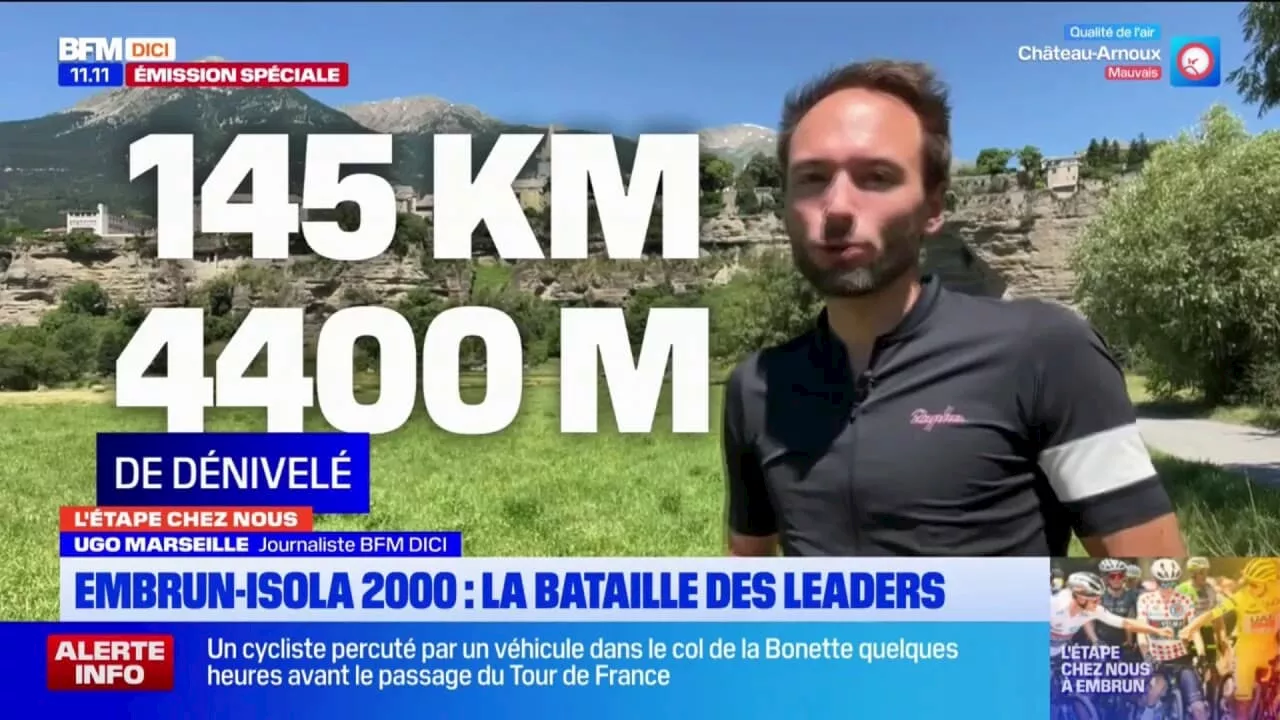 Embrun-Isola 2000: le détail du parcours de la 19e étape du Tour de France