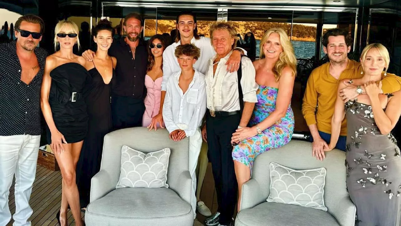 Rod Stewart: So cool kann Urlaub mit der Patchwork-Familie sein