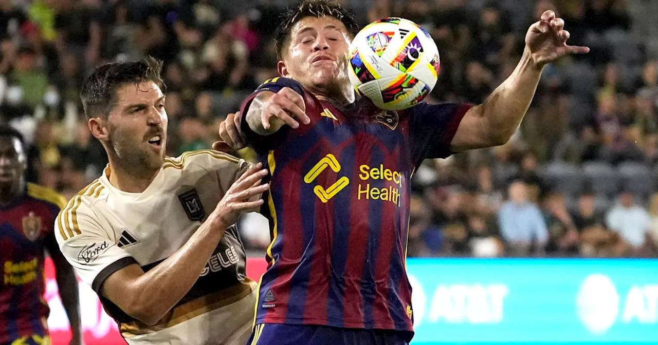 LAFC, Real Salt Lake fall out of first place in the West while playing to a 1-1 tie