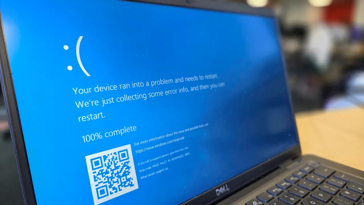 Microsoft users hit with 'blue screen of death' after massive outage